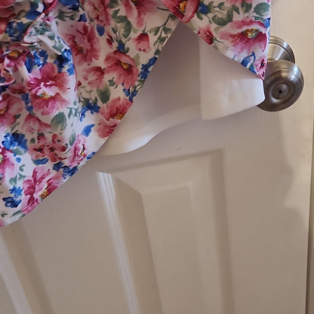 Flowered lined Dress XL - Picture 3 of 7